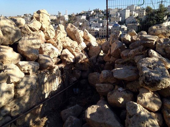 land cleared in Hevron!