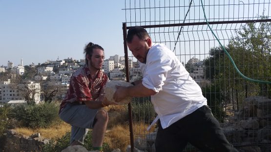 Can't go to Hevron without moving some rocks!!