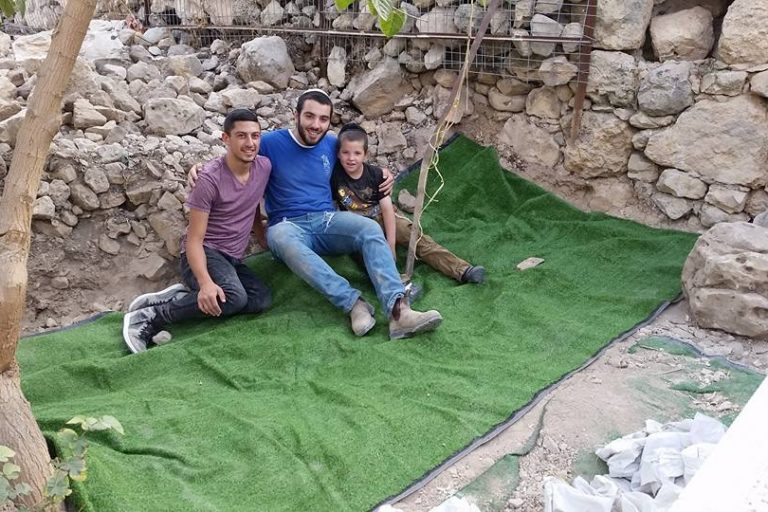 New piece of turf in place! New piece of turf in place!