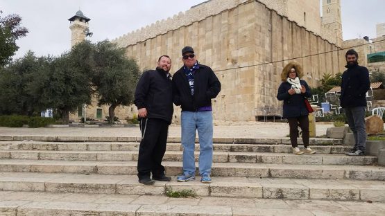 At the Tomb of the Patriarchs in Hevron!