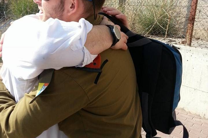 Took Lone Soldier back to base!