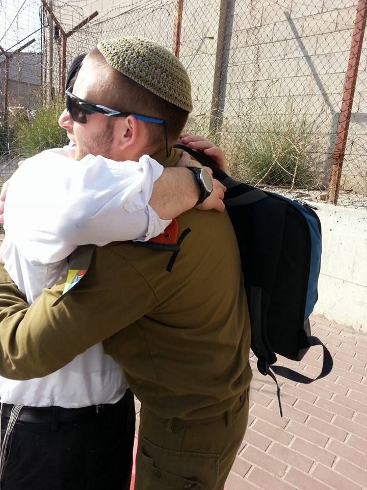 Took Lone Soldier back to base!