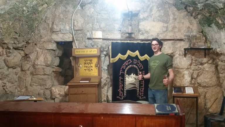 Delivered Lecturn and installed at the ancient synagogue in Hevron!
