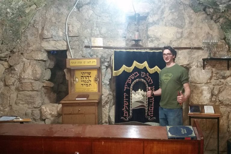 Delivered Lecturn and installed at the ancient synagogue in Hevron!