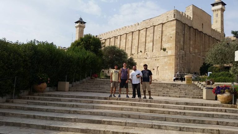 Outside the Tomb of the Patriarchs. Outside the Tomb of the Patriarchs.