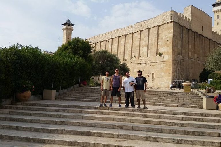 Outside the Tomb of the Patriarchs. Outside the Tomb of the Patriarchs.