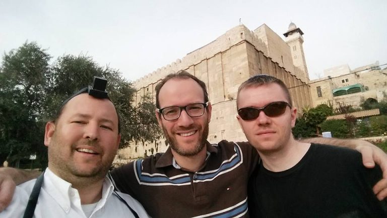 At the Tomb of the Patriarchs! At the Tomb of the Patriarchs!