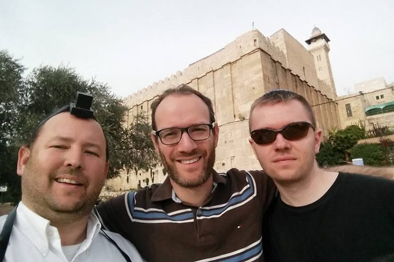 At the Tomb of the Patriarchs! At the Tomb of the Patriarchs!